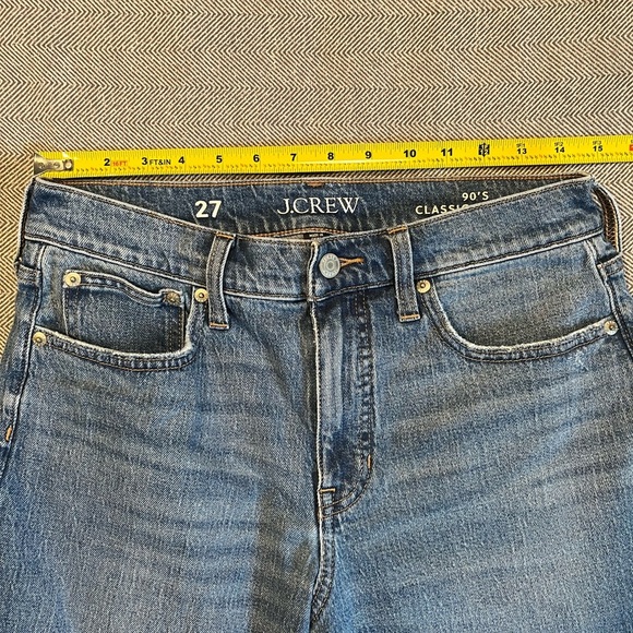 J. Crew 90’s Classic Straight Leg Jean Size 27 - Picture 6 of 10